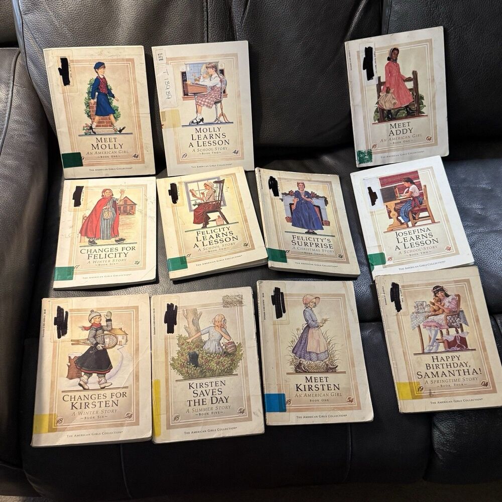American Girl Meet Kirsten Addy Molly Samantha Josefina Felicity 11 Book Lot
